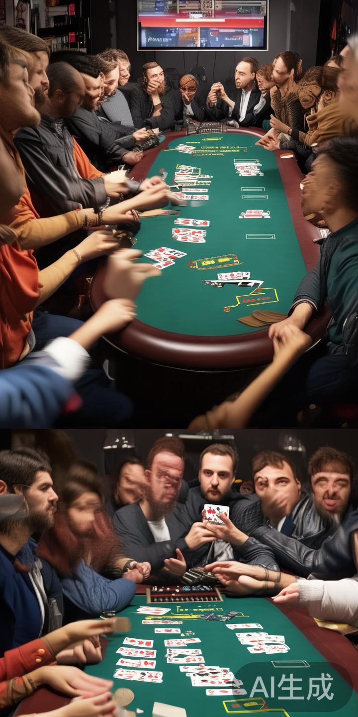 以德州扑克为例，标准流程包括发牌、下注、公共牌揭示