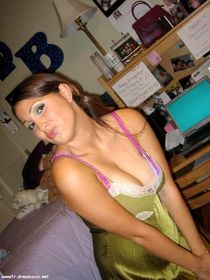 Lusty teen is stretching