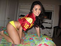 Kendra and young man with